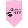 Load image into Gallery viewer, Pet and Dog Bandana Screen Printed, "Game of Bones"
