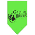 Load image into Gallery viewer, Pet and Dog Bandana Screen Printed, "Game of Bones"
