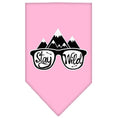 Load image into Gallery viewer, Dog Bandana Screen Printed, "Stay Wild"
