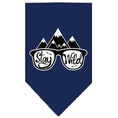 Load image into Gallery viewer, Dog Bandana Screen Printed, "Stay Wild"
