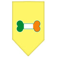 Load image into Gallery viewer, Pet and Dog Bandana Screen Printed, "Bone Shaped Flag Ireland"
