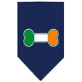 Load image into Gallery viewer, Pet and Dog Bandana Screen Printed, "Bone Shaped Flag Ireland"
