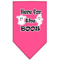 Load image into Gallery viewer, Halloween Pet and Dog Bandana Screen Printed, "Here For The Boos"
