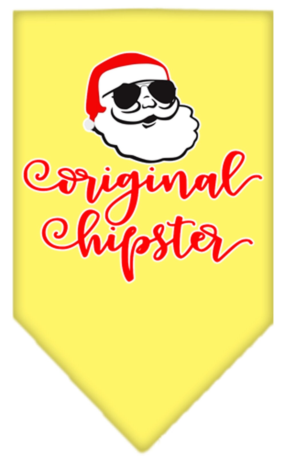 Christmas Pet Bandana "Original Hipster"