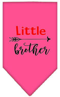 Load image into Gallery viewer, Pet and Dog Bandana Screen Printed, "Little Brother"
