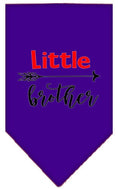 Load image into Gallery viewer, Pet and Dog Bandana Screen Printed, "Little Brother"
