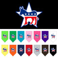 Load image into Gallery viewer, Pet and Dog Bandana Screen Printed, "Democrat"
