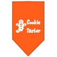 Load image into Gallery viewer, Christmas Pet and Dog Bandana Screen Printed, "Cookie Taster"
