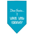 Load image into Gallery viewer, Christmas Pet and Dog Bandana, "Dear Santa... I Went With Naughty"
