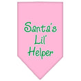 Load image into Gallery viewer, Christmas Pet and Dog Bandana Screen Printed, "Santa's Lil Helper"
