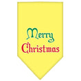 Load image into Gallery viewer, Christmas Pet and Dog Bandana Screen Printed, "Merry Christmas"
