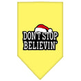 Load image into Gallery viewer, Christmas Pet and Dog Bandana Screen Printed, "Don't Stop Believin'"

