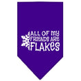 Load image into Gallery viewer, Christmas Pet and Dog Bandana, "All Of My Friends Are Flakes"
