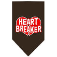 Load image into Gallery viewer, Pet and Dog Bandana Screen Printed, "Heart Breaker"
