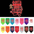 Load image into Gallery viewer, Christmas Pet and Dog Bandana "Santa, Stop Here! We Have Cookies!"
