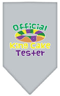 Load image into Gallery viewer, Pet and Dog Bandana Screen Printed, "King Cake Tester"
