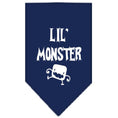 Load image into Gallery viewer, Halloween Pet and Dog Bandana Screen Printed, "Lil Monster"
