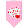 Load image into Gallery viewer, Pet and Dog Bandana Screen Printed, "Puppy Love"
