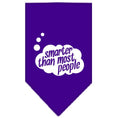 Load image into Gallery viewer, Pet and Dog Bandana Screen Printed, "Smarter Than Most People"

