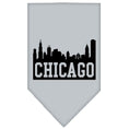 Load image into Gallery viewer, Pet and Dog Bandana Screen Printed, "Chicago Skyline"
