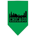 Load image into Gallery viewer, Pet and Dog Bandana Screen Printed, "Chicago Skyline"
