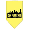 Load image into Gallery viewer, Pet and Dog Bandana Screen Printed, "San Francisco Skyline"
