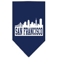 Load image into Gallery viewer, Pet and Dog Bandana Screen Printed, "San Francisco Skyline"
