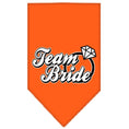 Load image into Gallery viewer, Pet and Dog Bandana Screen Printed, "Team Bride"

