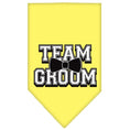 Load image into Gallery viewer, Pet and Dog Bandana Screen Printed, "Team Groom"
