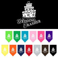 Load image into Gallery viewer, Pet and Dog Bandana Screen Printed, "Wedding Crasher"
