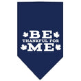 Load image into Gallery viewer, Thanksgiving Pet and Dog Bandana Screen Printed, "Be Thankful For Me"
