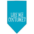 Load image into Gallery viewer, Halloween Pet and Dog Bandana Screen Printed, "Like My Costume?"
