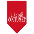 Load image into Gallery viewer, Halloween Pet and Dog Bandana Screen Printed, "Like My Costume?"
