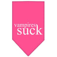 Load image into Gallery viewer, Halloween Pet and Dog Bandana Screen Printed, "Vampires Suck"
