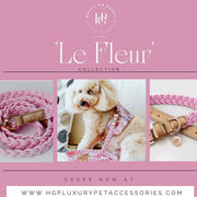 Dog/Cat Harness/Collar/Leash/Waste Bag ~ La Fleur Collection - (sold individually)