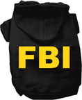 Load image into Gallery viewer, Halloween Pet Hoodie "FBI Costume"
