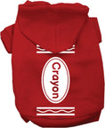 Load image into Gallery viewer, Halloween Pet Hoodie "Crayon Costume"
