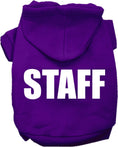 Load image into Gallery viewer, Halloween Pet Costume Hoodie Screen Printed, "Staff"
