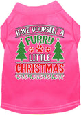 Load image into Gallery viewer, Christmas Pet Dog & Cat Shirt, "Have Yourself A Furry Little Christmas"
