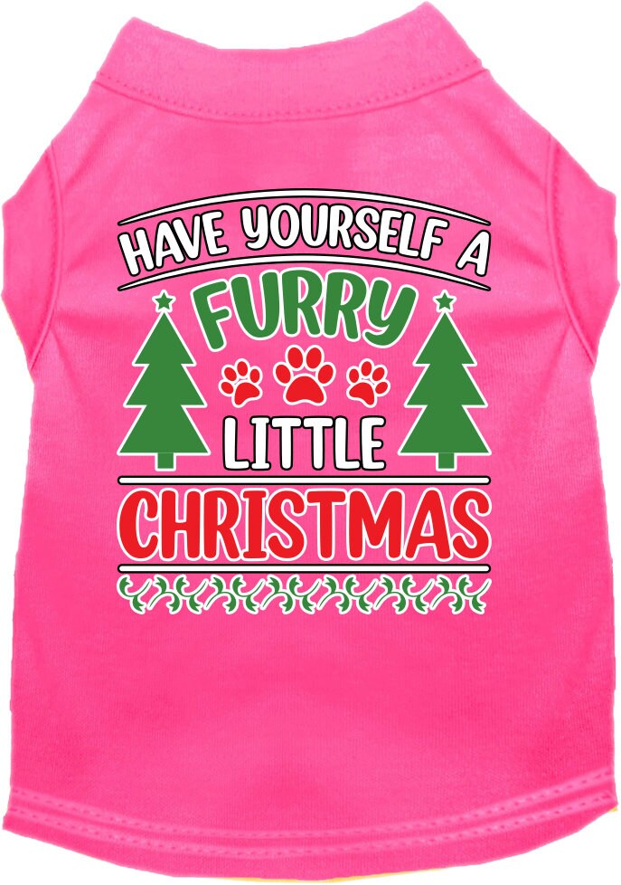 Christmas Pet Dog & Cat Shirt, "Have Yourself A Furry Little Christmas"