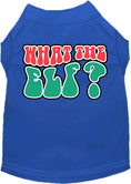 Load image into Gallery viewer, Christmas Pet Dog and Cat Shirt Screen Printed, "What The Elf"
