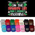 Load image into Gallery viewer, Christmas Pet Hoodie, "On The Naughty List And I Regret Nothing"
