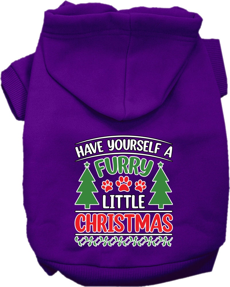 Christmas Pet Hoodie, "Have Yourself A Furry Little Christmas"