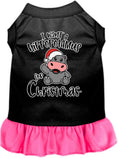 Load image into Gallery viewer, Christmas Pet Dress "I Want A Hippopotamus For Christmas"
