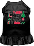 Load image into Gallery viewer, Christmas Pet Dress "He's Making A List, I've Eaten It Twice"
