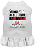 Load image into Gallery viewer, Christmas Pet Dress "North Pole Correctional"
