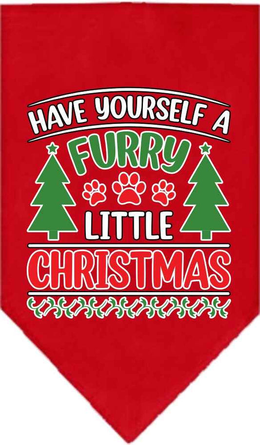 Christmas Pet and Dog Bandana, "Have Yourself A Furry Little Christmas"