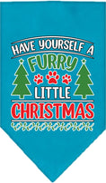 Load image into Gallery viewer, Christmas Pet and Dog Bandana, "Have Yourself A Furry Little Christmas"
