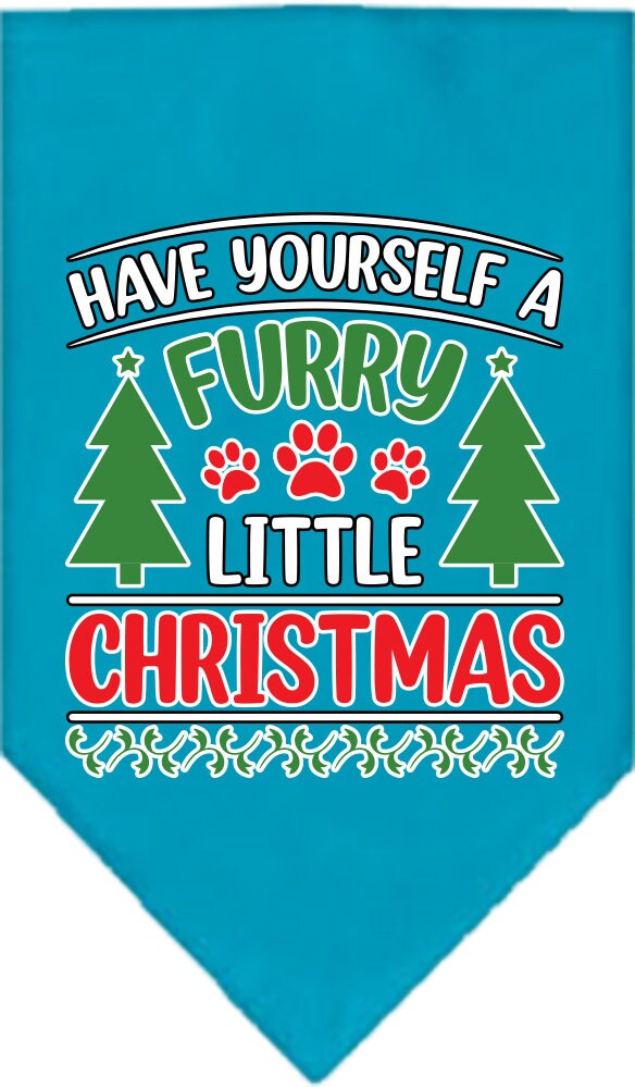 Christmas Pet and Dog Bandana, "Have Yourself A Furry Little Christmas"