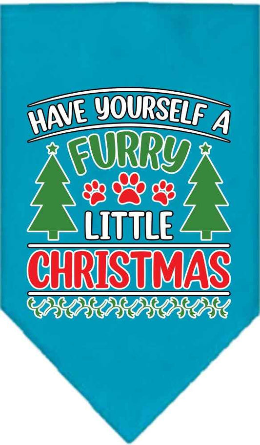 Christmas Pet and Dog Bandana, "Have Yourself A Furry Little Christmas"